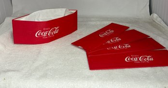 4 Vintage Coca Cola Foldable Hats