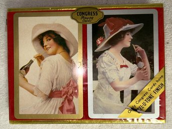 2 Decks Congress Collectable Coca-cola Playing Cards