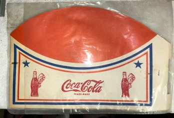 Coca Cola Foldable Hats Antique