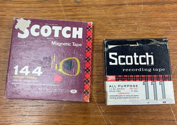 Two Scotch Reel To Reel Tapes - Lot Of 2