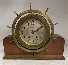 Seth Thomas Eight Day Ships Bell Clock