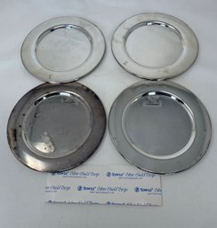 4 'Silver' Plates