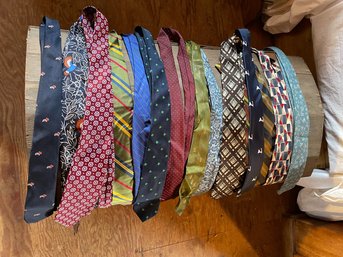 Silk Tie Lot 1 (About 15 Ties)