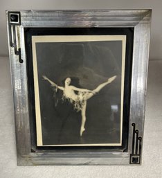 Vintage Art Deco Ballerina Photograph Or Print In Frame