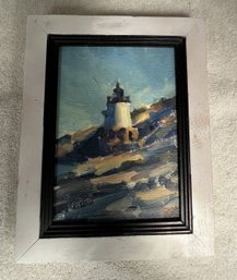 Peter Emerson Castle Hill Light, Newport Rhode Island - Painting