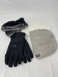 Winter Accessories  With North Face Hat & Gloves