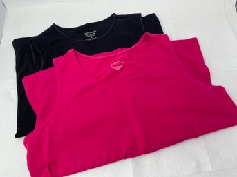 Black Pink Tank Tops