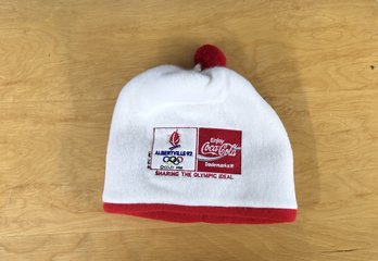 Vintage 92' Olympic Albertville Winter Hat- Coca-Cola Sponsored