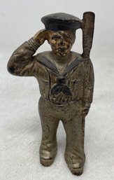 Cast Iron Sailor Bank, Hubley