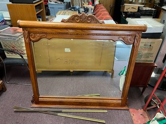 Oak Framed Mirror