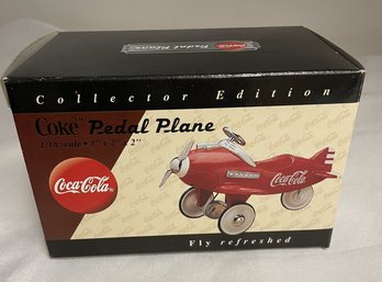 Coca-Cola Pedal Plane - Collector Edition - Coke Pedal Plane