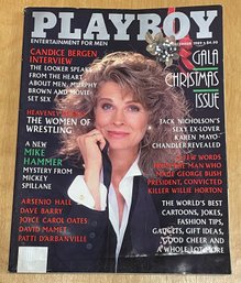 Playboy - December 1989 - Candice Bergen Cover / Jack Nicholson's Ex-Lover Karen Mayo-Chandler