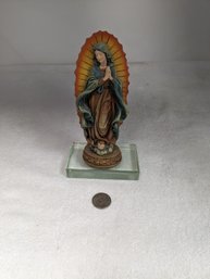 Our Lady Of Guadalupe Virgin Mother Mary Statue Catholic Christian Figure