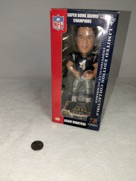 Super Bowl XXXVIII Champions Adam Vinatieri Bobble Head