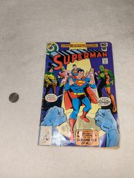 Superman #337 F 1979 Scarcer Whitman Comic Variant Shocking Foe