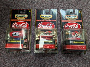 Lot Of 4 Matchbox Cocacola Air Craft