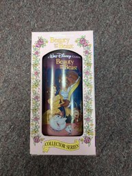 Disney Collectors Series Beauty And The Beast Glass