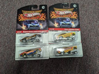 Hot Wheels Drag Strip Demons - Lot Of 4