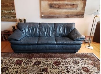 Italian Faux Leather Couch