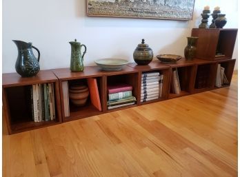 Mid-Century Modern Modular Storage Cubes (Empty)