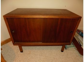 Mid-Century Modern Album Storage Cabinet