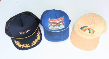 City Location Ball Cap Lot - Group Of 3