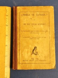 Rare De Vries And Ibarra Company (1864-70) Learning Spanish- Peak Of The Cuban Rebellion US Interests