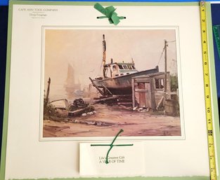 1979 Cape Ann Tool Company Calendar For 1979 With Lithograph Of A Painting By Otis Cook- Rare!