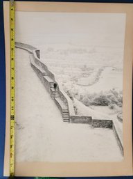 Large Photograph Of The Great Wall Of China By Paul H. Walker Of Brookline Massachusetts