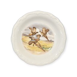 Queen Anne Fine Bone China Saucer - Pheasants - England