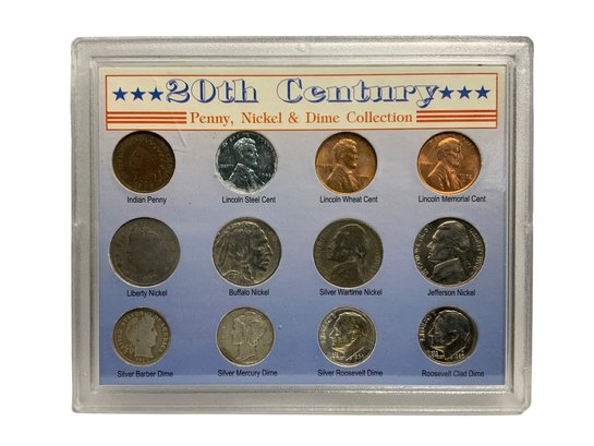 20th Century Penny Nickel And Dime Collection Barber Liberty Indian Lincoln Steel Mercury Etc