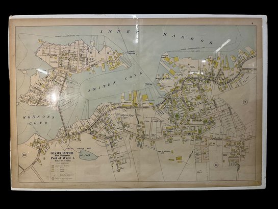 Map Of East Gloucester Smiths Cove Rocky Neck