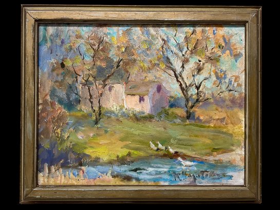 Ruth C Hagstrom Oil Painting Landscape On Canvas