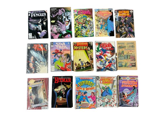 Lot Of Assorted Vintage Comics Batman Killing Joke Hitman Sandman Neil Gaiman Superboy Phantom Strangler Etc