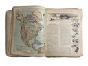 1879 Harpers School Geography Including Rare American Map Of Indian Territory Antique Book