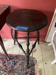 Unusual Splayed Leg Mahogany Stand 21 X 28 H Very Good Condition