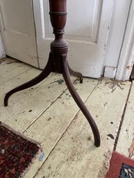 Small Vintage Tilt Top Stand Mahogany