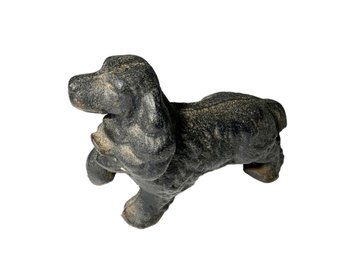 Antique Cast Metal Spaniel Figurine