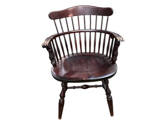 Solid Windsor Style Sack Back Chair