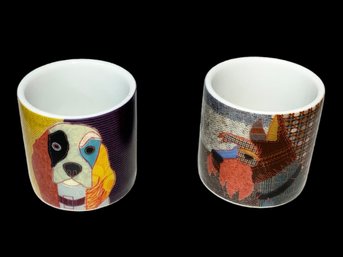 Carola Van Dyke Dog Votive Holders