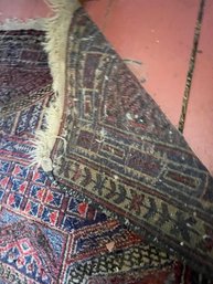 Vintage Baluch Prayer Rug Fair Condition