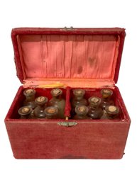 10 Apothecary Bottles In Original Notion Box