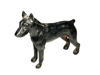 Vintage Cast Metal Doberman Figure