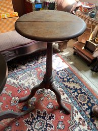 Two Small Antique Wooden Stands