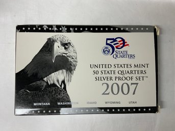 US Mint 2007 50 States Quarters Proof Set