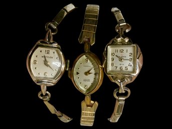 Lot Of Vintage Six Watches D Including Advance Early Digital