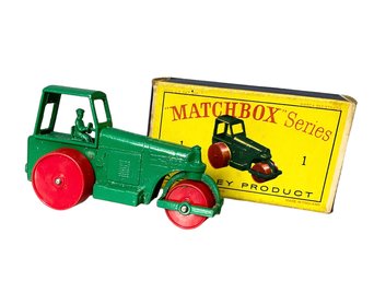 Lesney Matchbox No 1 Diesel Road Roller With Box MIB