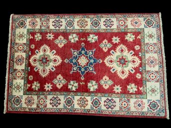 Hand Woven Wool And Cotton Pakistani Carpet