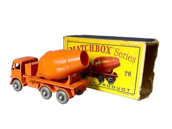 Lesney Matchbox No 26 Cement Lorry With Box MIB