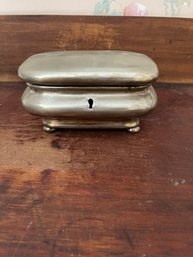 Small Antique Silverplate Box